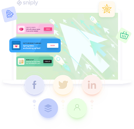 Links with retargeting pixel