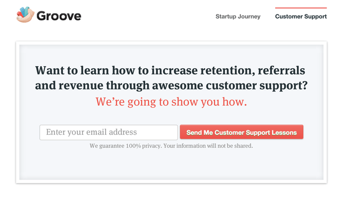 Link social media to your email list