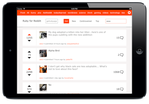 Reddit as a quality content source